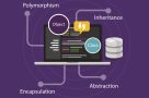 object oriented programming OOP object oriented programming OOP vector illustration code